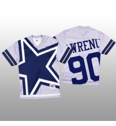 NFL Dallas Cowboys 90 Demarcus Lawrence White Men Mitchell 26 Nell Big Face Fashion Limited NFL Jersey NFL Dallas Cowboys 90 Demarcus Lawrence White Men Mitchell 26 Nell Big Face Fashion Limited NFL Jersey