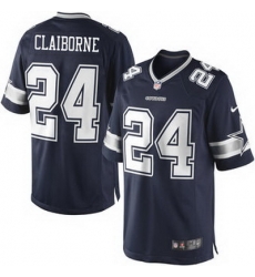 Nike #24 Morris Claiborne Dallas Cowboys Home Navy Blue Limited Jersey Nike #24 Morris Claiborne Dallas Cowboys Home Navy Blue Limited Jersey