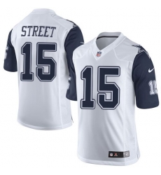 Nike Cowboys #15 Devin Street White Mens Stitched NFL Limited Rush Jerseys Nike Cowboys #15 Devin Street White Mens Stitched NFL Limited Rush Jerseys