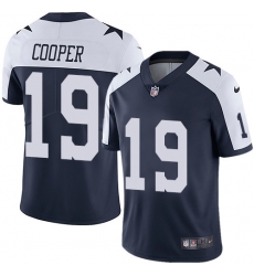 Nike Cowboys #19 Amari Cooper Navy Blue Thanksgiving Men Stitched NFL Vapor Untouchable Limited Throwback Jersey Nike Cowboys #19 Amari Cooper Navy Blue Thanksgiving Men Stitched NFL Vapor Untouchable Limited Throwback Jersey