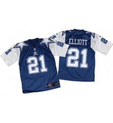Nike Cowboys #21 Ezekiel Elliott Navy Blue White Throwback Mens Stitched NFL Elite Jersey Nike Cowboys #21 Ezekiel Elliott Navy Blue White Throwback Mens Stitched NFL Elite Jersey