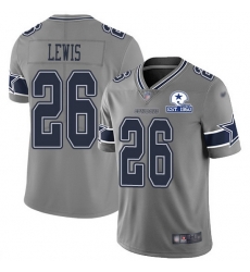 Nike Cowboys 26 Jourdan Lewis Gray Men Stitched With Established In 1960 Patch NFL Limited Inverted Legend Jersey Nike Cowboys 26 Jourdan Lewis Gray Men Stitched With Established In 1960 Patch NFL Limited Inverted Legend Jersey