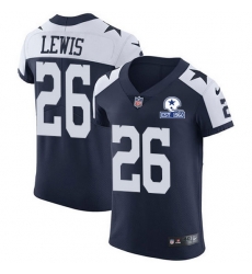 Nike Cowboys 26 Jourdan Lewis Navy Blue Thanksgiving Men Stitched With Established In 1960 Patch NFL Vapor Untouchable Throwback Elite Jersey Nike Cowboys 26 Jourdan Lewis Navy Blue Thanksgiving Men Stitched With Established In 1960 Patch NFL Vapor Untouchable Throwback Elite Jersey