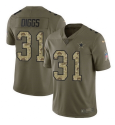 Nike Cowboys 31 Trevon Diggs Olive Camo Men Stitched NFL Limited 2017 Salute To Service Jersey Nike Cowboys 31 Trevon Diggs Olive Camo Men Stitched NFL Limited 2017 Salute To Service Jersey