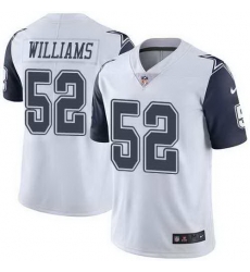 Nike Cowboys 52 Connor Williams White Color Rush Limited Jersey Nike Cowboys 52 Connor Williams White Color Rush Limited Jersey