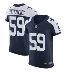 Nike Cowboys #59 Anthony Hitchens Navy Blue Thanksgiving Mens Stitched NFL Vapor Untouchable Throwback Elite Jersey Nike Cowboys #59 Anthony Hitchens Navy Blue Thanksgiving Mens Stitched NFL Vapor Untouchable Throwback Elite Jersey