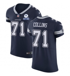 Nike Cowboys 71 La 27el Collins Navy Blue Team Color Men Stitched With Established In 1960 Patch NFL Vapor Untouchable Elite Jersey Nike Cowboys 71 La 27el Collins Navy Blue Team Color Men Stitched With Established In 1960 Patch NFL Vapor Untouchable Elite Jersey