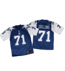 Nike Cowboys #71 La 27el Collins Navy BlueWhite Throwback Mens Stitched NFL Elite Jersey Nike Cowboys #71 La 27el Collins Navy BlueWhite Throwback Mens Stitched NFL Elite Jersey