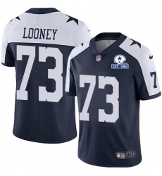 Nike Cowboys 73 Joe Looney Navy Blue Thanksgiving Men Stitched With Established In 1960 Patch NFL Vapor Untouchable Limited Throwback Jersey Nike Cowboys 73 Joe Looney Navy Blue Thanksgiving Men Stitched With Established In 1960 Patch NFL Vapor Untouchable Limited Throwback Jersey