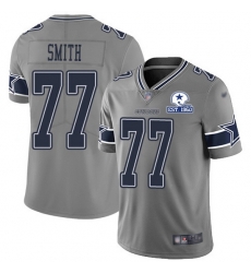 Nike Cowboys 77 Tyron Smith Gray Men Stitched With Established In 1960 Patch NFL Limited Inverted Legend Jersey Nike Cowboys 77 Tyron Smith Gray Men Stitched With Established In 1960 Patch NFL Limited Inverted Legend Jersey
