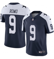 Nike Cowboys #9 Tony Romo Navy Blue Thanksgiving Mens Stitched NFL Vapor Untouchable Limited Throwback Jersey Nike Cowboys #9 Tony Romo Navy Blue Thanksgiving Mens Stitched NFL Vapor Untouchable Limited Throwback Jersey