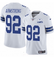 Nike Cowboys 92 Dorance Armstrong White Men Stitched With Established In 1960 Patch NFL Vapor Untouchable Limited Jersey Nike Cowboys 92 Dorance Armstrong White Men Stitched With Established In 1960 Patch NFL Vapor Untouchable Limited Jersey