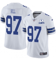 Nike Cowboys 97 Trysten Hill White Men Stitched With Established In 1960 Patch NFL Vapor Untouchable Limited Jersey Nike Cowboys 97 Trysten Hill White Men Stitched With Established In 1960 Patch NFL Vapor Untouchable Limited Jersey