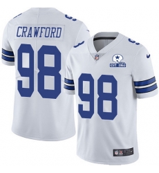 Nike Cowboys 98 Tyrone Crawford White Men Stitched With Established In 1960 Patch NFL Vapor Untouchable Limited Jersey Nike Cowboys 98 Tyrone Crawford White Men Stitched With Established In 1960 Patch NFL Vapor Untouchable Limited Jersey