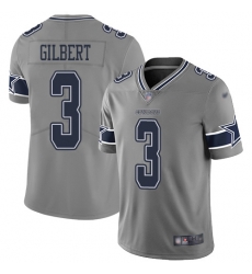 Nike Dallas Cowboys 3 Garrett Gilbert Gray Men Stitched NFL Limited Inverted Legend Jersey Nike Dallas Cowboys 3 Garrett Gilbert Gray Men Stitched NFL Limited Inverted Legend Jersey