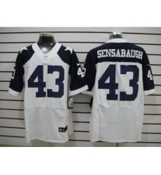 Nike Dallas Cowboys 43 Gerald Sensabaugh White Elite Thankgivings NFL Jersey Nike Dallas Cowboys 43 Gerald Sensabaugh White Elite Thankgivings NFL Jersey