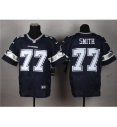 Nike Dallas Cowboys 77 Tyron Smith blue Elite NFL Jersey Nike Dallas Cowboys 77 Tyron Smith blue Elite NFL Jersey