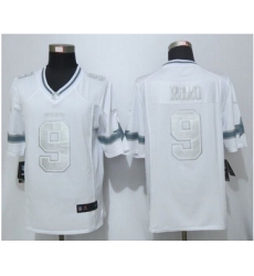 Nike Dallas Cowboys #9 Tony Romo White Mens Stitched NFL Limited Platinum Jersey Nike Dallas Cowboys #9 Tony Romo White Mens Stitched NFL Limited Platinum Jersey