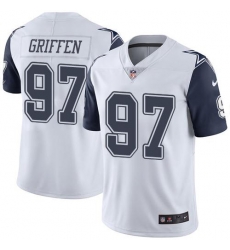 Nike Dallas Cowboys 97 Everson Griffen White Men Stitched NFL Limited Rush Jersey Nike Dallas Cowboys 97 Everson Griffen White Men Stitched NFL Limited Rush Jersey