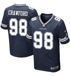 Nike Dallas Cowboys #98 Tyrone Crawford Navy Blue Team Color Men 27s Stitched NFL Elite Jersey Nike Dallas Cowboys #98 Tyrone Crawford Navy Blue Team Color Men 27s Stitched NFL Elite Jersey