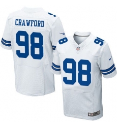 Nike Dallas Cowboys #98 Tyrone Crawford White Men 27s Stitched NFL Elite Jersey Nike Dallas Cowboys #98 Tyrone Crawford White Men 27s Stitched NFL Elite Jersey