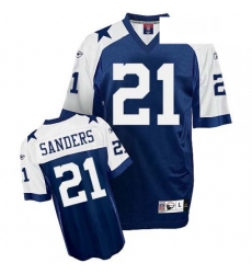 Reebok Dallas Cowboys 21 Deion Sanders Navy Blue Thanksgiving Replica Throwback NFL Jersey Reebok Dallas Cowboys 21 Deion Sanders Navy Blue Thanksgiving Replica Throwback NFL Jersey