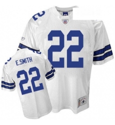 Reebok Dallas Cowboys 22 Emmitt Smith Replica White Legend Throwback NFL Jersey Reebok Dallas Cowboys 22 Emmitt Smith Replica White Legend Throwback NFL Jersey