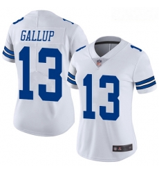 Cowboys #13 Michael Gallup White Women Stitched Football Vapor Untouchable Limited Jersey Cowboys #13 Michael Gallup White Women Stitched Football Vapor Untouchable Limited Jersey