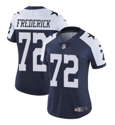 Nike Cowboys #72 Travis Frederick Navy Blue Thanksgiving Womens Stitched NFL Vapor Untouchable Limited Throwback Jersey Nike Cowboys #72 Travis Frederick Navy Blue Thanksgiving Womens Stitched NFL Vapor Untouchable Limited Throwback Jersey