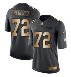 Nike Cowboys #72 Travis Frederick Black Youth Stitched NFL Limited Gold Salute to Service Jersey Nike Cowboys #72 Travis Frederick Black Youth Stitched NFL Limited Gold Salute to Service Jersey