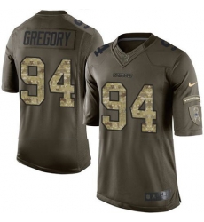 Nike Cowboys #94 Randy Gregory Green Color Youth Stitched NFL Limited Salute to Service Jersey Nike Cowboys #94 Randy Gregory Green Color Youth Stitched NFL Limited Salute to Service Jersey