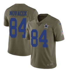 Youth Nike Cowboys #84 Jay Novacek Olive Stitched NFL Limited 2017 Salute to Service Jersey Youth Nike Cowboys #84 Jay Novacek Olive Stitched NFL Limited 2017 Salute to Service Jersey