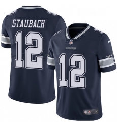 Youth Nike Dallas Cowboys 12 Roger Staubach Navy Blue Team Color Vapor Untouchable Limited Player NFL Jersey Youth Nike Dallas Cowboys 12 Roger Staubach Navy Blue Team Color Vapor Untouchable Limited Player NFL Jersey