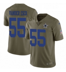 Youth Nike Dallas Cowboys 55 Leighton Vander Esch Limited Olive 2017 Salute to Service NFL Jersey Youth Nike Dallas Cowboys 55 Leighton Vander Esch Limited Olive 2017 Salute to Service NFL Jersey