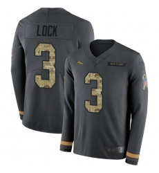 Broncos 3 Drew Lock Anthracite Salute to Service Men Stitched Football Limited Therma Long Sleeve Jersey Broncos 3 Drew Lock Anthracite Salute to Service Men Stitched Football Limited Therma Long Sleeve Jersey