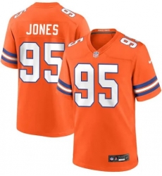 Men Denver Broncos Sai'Vion Jones #95 Orange Stitched F U S E Nike NFL Jersey Men Denver Broncos Sai'Vion Jones #95 Orange Stitched F U S E Nike NFL Jersey