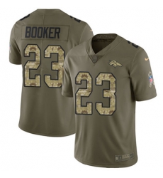 Nike Broncos #23 Devontae Booker Olive Camo Mens Stitched NFL Limited 2017 Salute To Service Jersey Nike Broncos #23 Devontae Booker Olive Camo Mens Stitched NFL Limited 2017 Salute To Service Jersey