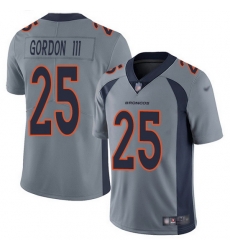 Nike Broncos 25 Melvin Gordon III Gray Men Stitched NFL Limited Inverted Legend Jersey Nike Broncos 25 Melvin Gordon III Gray Men Stitched NFL Limited Inverted Legend Jersey
