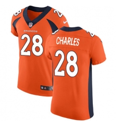 Nike Broncos #28 Jamaal Charles Orange Team Color Mens Stitched NFL Vapor Untouchable Elite Jersey Nike Broncos #28 Jamaal Charles Orange Team Color Mens Stitched NFL Vapor Untouchable Elite Jersey