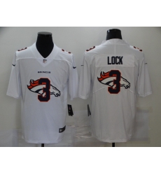 Nike Denver Broncos 3 Drew Lock White Shadow Logo Limited Jersey Nike Denver Broncos 3 Drew Lock White Shadow Logo Limited Jersey