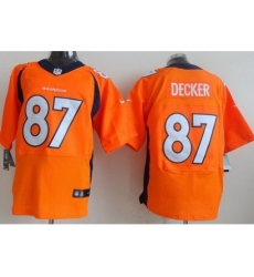 Nike Denver Broncos 87 Eric Decker Orange Elite NFL Jersey Nike Denver Broncos 87 Eric Decker Orange Elite NFL Jersey