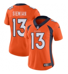 Nike Broncos #13 Trevor Siemian Orange Team Color Womens Stitched NFL Vapor Untouchable Limited Jersey Nike Broncos #13 Trevor Siemian Orange Team Color Womens Stitched NFL Vapor Untouchable Limited Jersey
