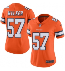 Nike Broncos #57 Demarcus Walker Orange Womens Stitched NFL Limited Rush Jersey Nike Broncos #57 Demarcus Walker Orange Womens Stitched NFL Limited Rush Jersey
