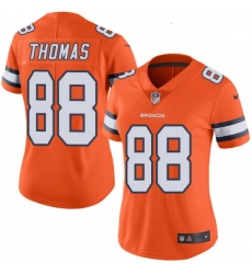Womens Nike Denver Broncos 88 Demaryius Thomas Elite Orange Rush Vapor Untouchable NFL Jersey Womens Nike Denver Broncos 88 Demaryius Thomas Elite Orange Rush Vapor Untouchable NFL Jersey