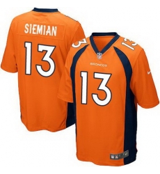 Nike Broncos #13 Trevor Siemian Orange Team Color Youth Stitched NFL New Elite Jersey Nike Broncos #13 Trevor Siemian Orange Team Color Youth Stitched NFL New Elite Jersey