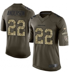 Nike Broncos #22 C J Anderson Green Youth Stitched NFL Limited Salute to Service Jersey Nike Broncos #22 C J Anderson Green Youth Stitched NFL Limited Salute to Service Jersey