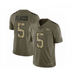 Youth Denver Broncos 5 Joe Flacco Limited Olive Camo 2017 Salute to Service Football Jersey Youth Denver Broncos 5 Joe Flacco Limited Olive Camo 2017 Salute to Service Football Jersey