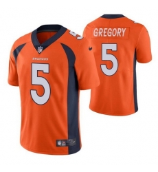 Youth Denver Broncos 5 Randy Gregory Orange Vapor Untouchable Limited Stitched Jersey Youth Denver Broncos 5 Randy Gregory Orange Vapor Untouchable Limited Stitched Jersey