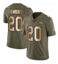 Youth Nike Denver Broncos 20 Brian Dawkins Limited OliveGold 2017 Salute to Service NFL Jersey Youth Nike Denver Broncos 20 Brian Dawkins Limited OliveGold 2017 Salute to Service NFL Jersey