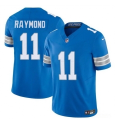 Men Detroit Lions 11 Kalif Raymond Blue 2024 F U S E Vapor Limited Stitched Jersey Men Detroit Lions 11 Kalif Raymond Blue 2024 F U S E Vapor Limited Stitched Jersey
